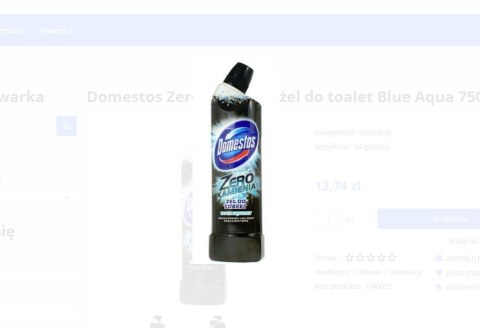 Domestos Zero kamienia żel do toalet 750ml