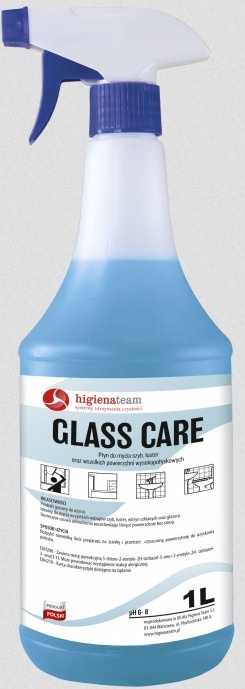 Glass Care Higiena Team - płyn do mycia powierzchni szklanych 1 L