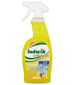 LUDWIK PŁYN DO SZYB I GLAZURY DOZOWNIK 750ML LEMON