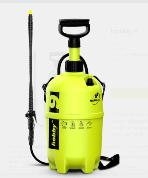 Opryskiwacz Marolex hobby 9l